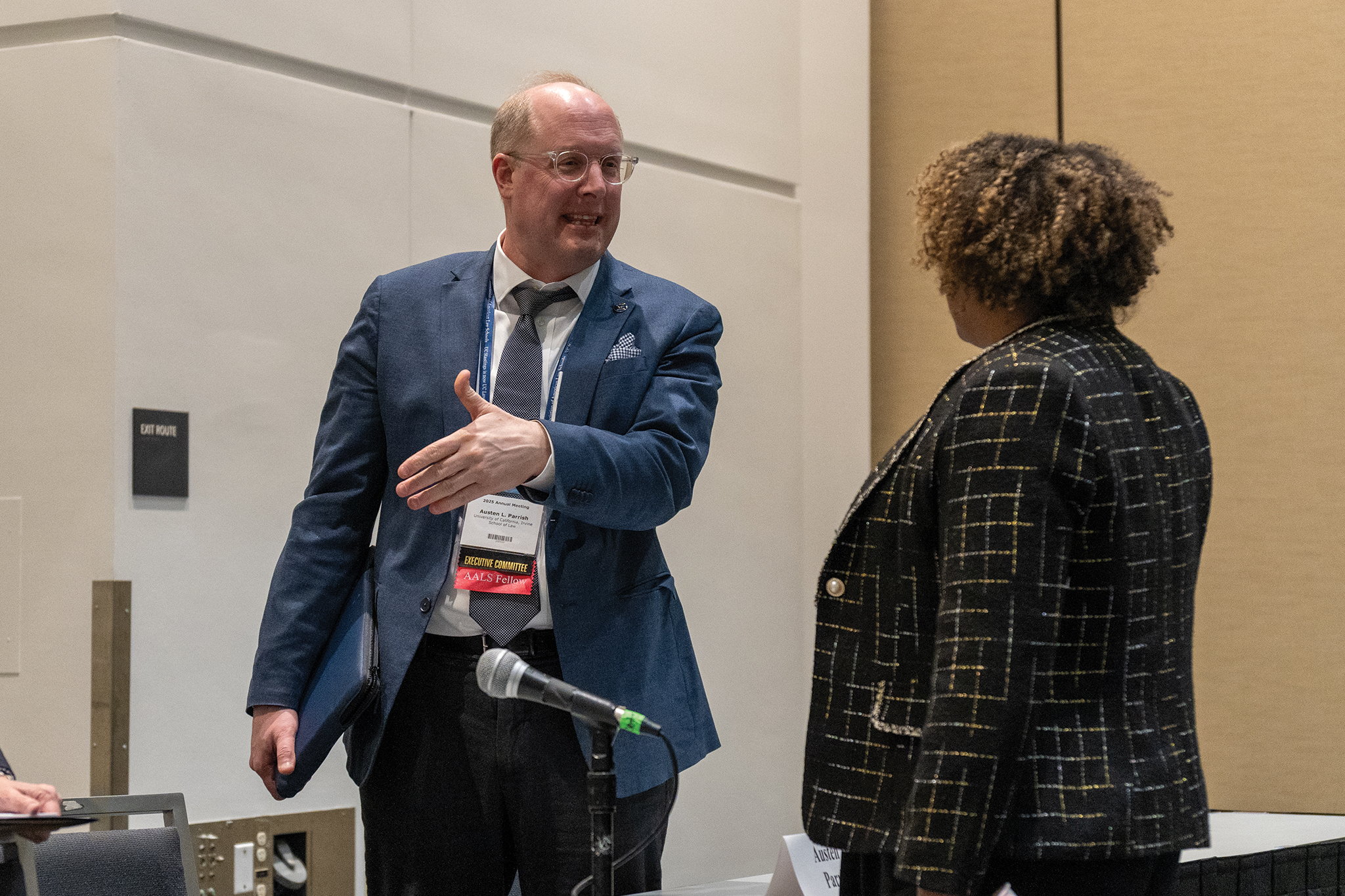 AALS President Austen Parrish at the 2025 Annual Meeting