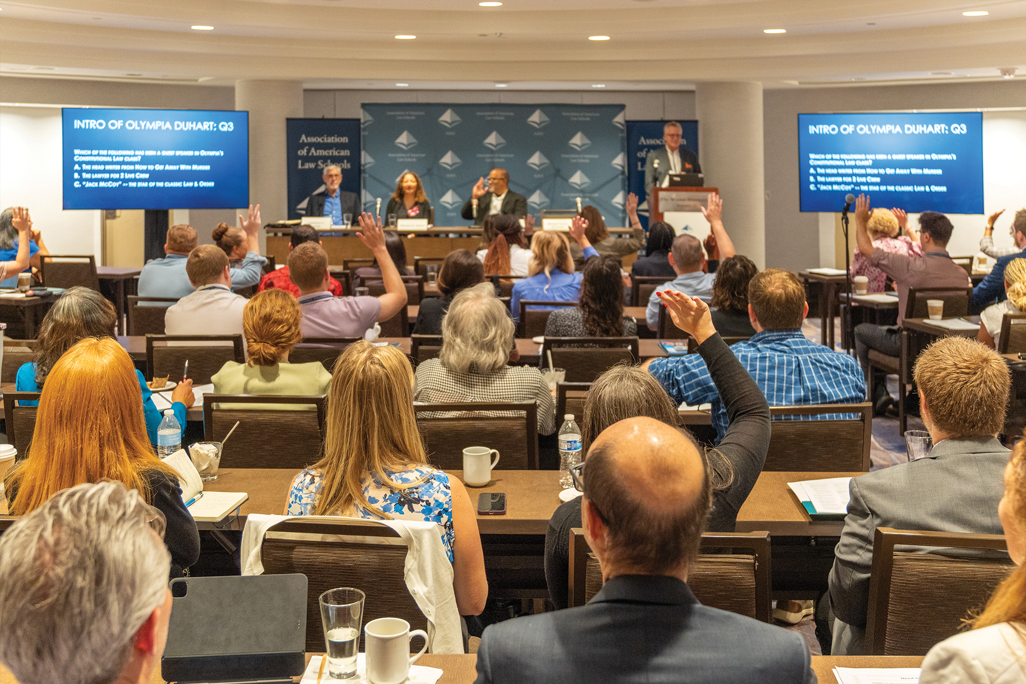 2025 AALS Workshop for New Law School Teachers attendees during the session “Foundations for Excellent Teaching.”