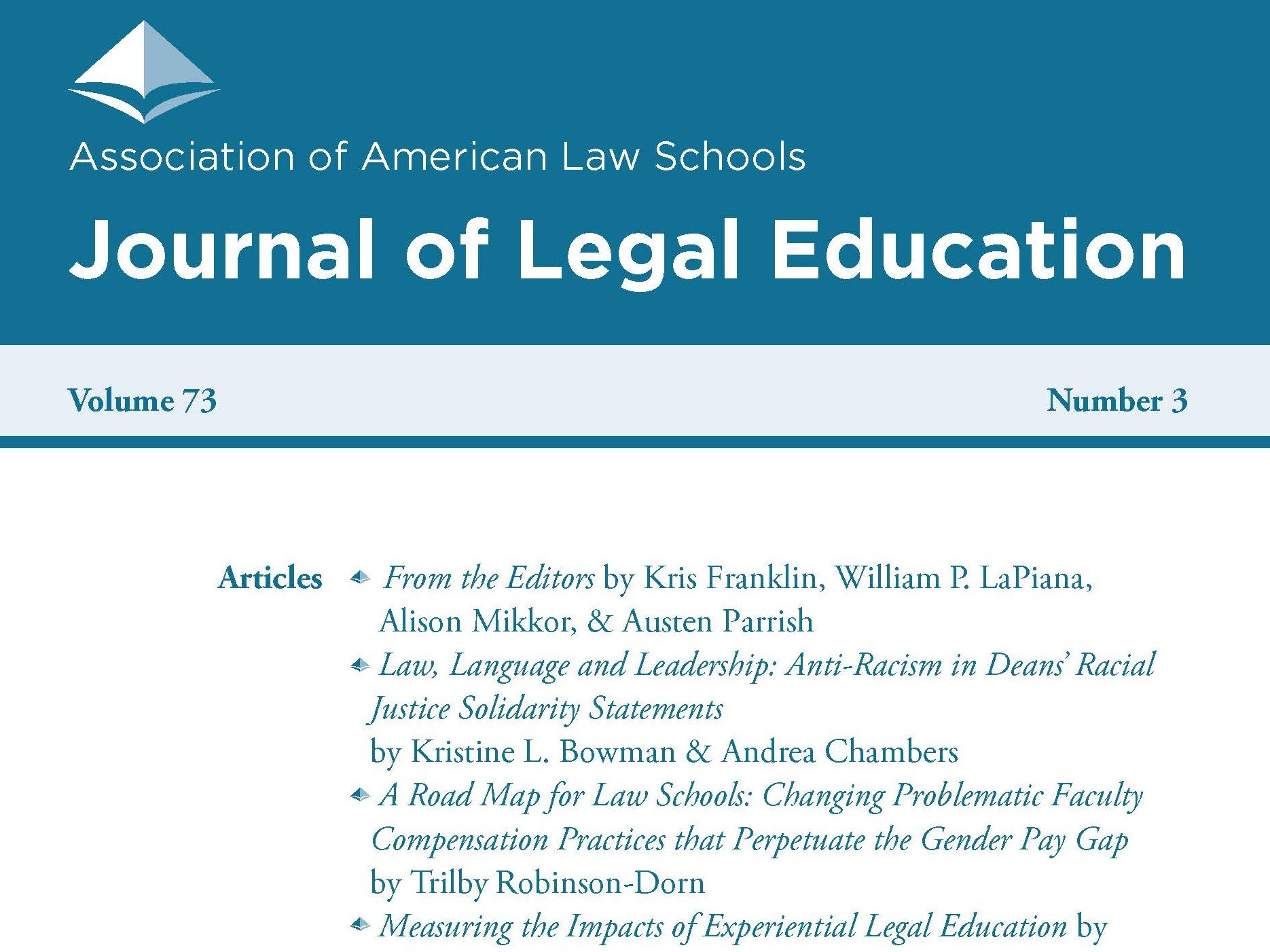 Journal of Legal Education
