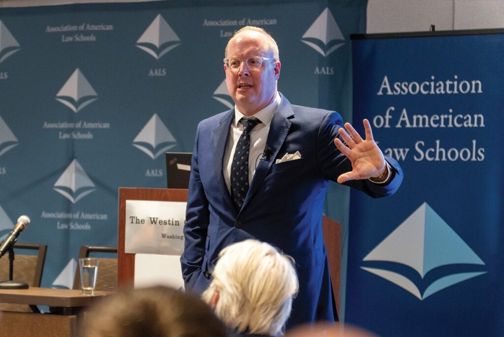 Austen Parrish at the 2025 AALS Workshop for New Law School Teachers