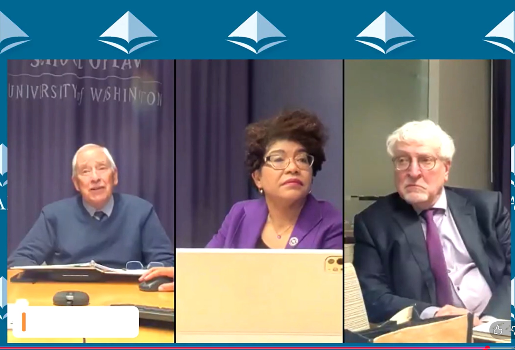 Presenters during the teach-in webinar series